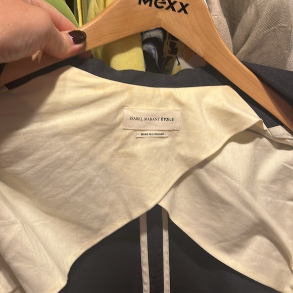 Isabel Marant Etoile Navy Linen Cotton Blend - Picture 9 of 9